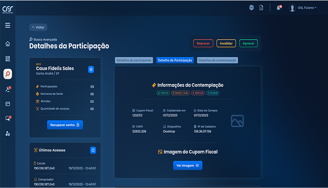 Imagem 4 Demonstrativa do Site Protótipo Administrativo